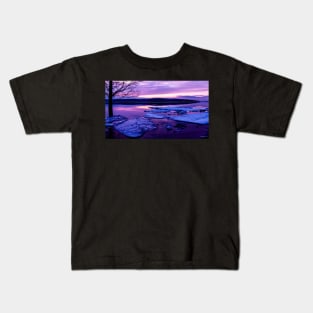 Early Spring Sunrise in New Brunswick Kids T-Shirt